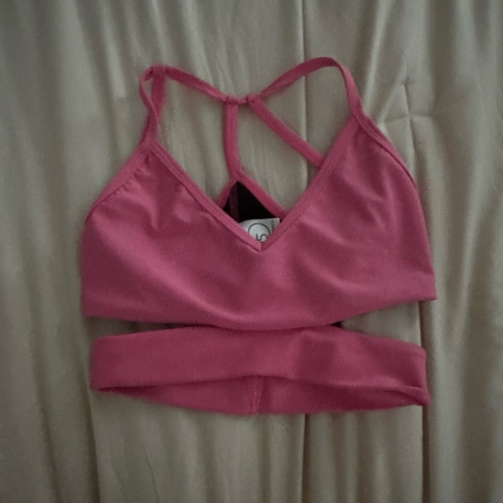 Stylish Pink Sports Bra
